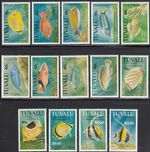 Tuvalu 1992 SG633-646 Fish set MNH