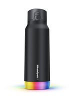 Hidrate Spark PRO STEEL - 32 oz 946ml Smart Water Bottle + Bonus Straw Lid Black