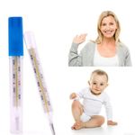 New Adult Kids Glass Thermometer Scale Traditional Clinical Accuracy On SALE