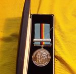 BRITISH FORCES GERMANY MEDAL  ROYAL NAVY  D/MX9 19030 WTR WITTS K F  1955- 1957