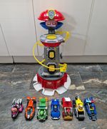 Paw Patrol Mighty Pups Mighty Lookout Tower, 6 Mighty Movie Vehicles & 6 Figures