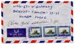 Jordan 1966 Multiple Franking - Dome of the Rock in Jerusalem Michel No. 324