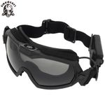 Sinairsoft Tactical Military Goggles Glasses Anti-Fog Anti-Shock Fan Eye Protect