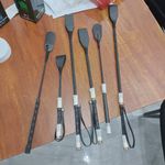 PU Leather Riding Crop 0 Whip Flogger Spanking Stick Slave Restraint Paddle