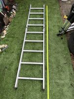 Foldable Strong Aluminium  Hook On Ladder 2.6m, Folded 1.45 m