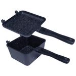 RIDGE MONKEY CONNECT DEEP PAN & GRIDDLE GRANITE ED CAMPING FISHING COOKING