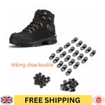 Speed Lace Hooks Repair Work Hiking Outdoor Boots Buckle Rivets Pack Of 6