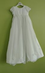 Girls Christening Gown White Age 6 Months 