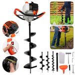 Pile Driver, 2-Stroke Petrol Fence Post Rammer, 52cc Petrol Post Driver, Fencing