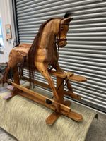 Hard Carved Wooden Rocking Horse