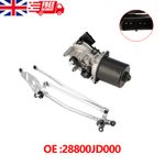 FOR NISSAN QASHQAI 2007-2013 FRONT WINDSCREEN WIPER MOTOR & LINKAGE 28800-JD000