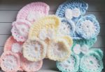 Crochet Baby Prams Applique | HANDMADE | 7 Colours | FREE UK Delivery