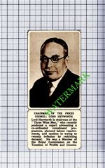 Lord Heyworth - 1961  Small Cutting