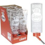 GIANT DRINKING BOTTLE - (1.1 Litre) - Classic Stainless Animal Dog Water Feeder