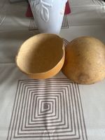 ORGINAL 1 RAW AFRICA HAND-CARVED  ( IGBA) CALABASH BOWL MEDIUM From GHANA . 