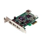 StarTech.com 4 Port PCI Express Low Profile High Speed USB Adaptor Card