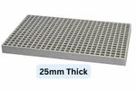25mm Thick GRP Open Mesh Grating 38x38mm Square | Non Slip Standard Panels
