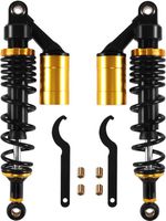 13.5" 340Mm Rear Air Shock Absorbers Suspension Fit for Honda Kawasaki Suzuki Y