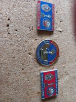 Aldershot Town Badges Set Of 3 F.A Trophy Final Badges