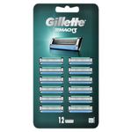 Gillette Mach3 Refill Cartridges - 12 Pack