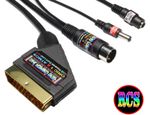 Oric 1 & Atmos High Quality RGB Powered Scart Lead Video Cable TV Lead 2mtr Long