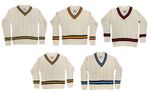 Cricket V Neck Jumper Casual Wear Cable Knit Sweater Short/Full Sleeve CLEARANCE