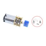 N20 3V/6V/12V High Torque DC Gearmotor Micro Gear Motor Metal Gearbox 15-300RPM