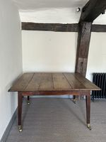 Vintage Solid Oak Dining Table - Beautiful Patina