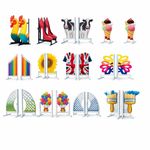 Show Jump Wings Pair Aluminium Powder Coated Frame Bespoke Pattern Horse Jumps