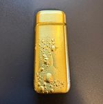 Hadson Gold Tone Metal Plain Design Pocket Cigarette Lighter