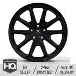 VW Transporter T5-T6.1 Navis Ludis Gloss Black Alloy Wheels - No Tyres 9J ET42