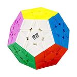 QIYIPuzzle Cube 3x3 Megaminx Stickerless Super Smooth Fast Speed Toy Magic