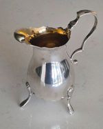 Antique Sterling Silver/Gilt Inner cream jug, Charles Boyton (II) London 1898