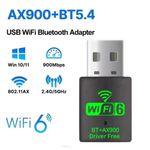 USB WiFi Bluetooth Adapter 900Mbps Dual Band 5G/2.4GHz Wireless Network Rece