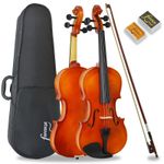 Uno Violin Outfit Full Size - Bow, Case, Rosin, Fine-Tuning Tailpiece - Forenza