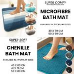 Non Slip Extra Soft Absorbent Shaggy Bath Shower Mats Rugs