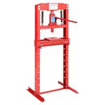 Hydraulic Shop Press 12T Steel Jack Stand AdjustableHeight Bearing Press Machine