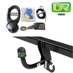 For Ford TRANSIT CONNECT Towbar Fixed 2013 to 2024 + 12N 7 Way Bypass Relay