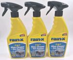 3 X RainX 2in1 Glass Cleaner Rain Repellent 500ml Trigger Spray Car Windscreen