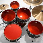 Bonham Red Hydraulic Drum Heads Set 10 13 14 16 Tom Batter 2 Ply Drum Kit