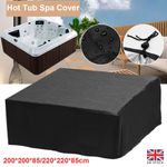 Hot Tub Spa Covers Waterproof Dust Cap Square Anti-UV Durable Protective Guard