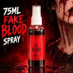 Fangtastic Halloween Fake Blood Spray 75ml Red Halloween Costume Makeup