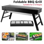 Large NEW BBQ Grill Portable Folding Charcoal Barbecue Garden Picnic Steel Stove