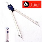 Jakar 150mm Divider Geared Head Compass Map Reading Maths Geometry Drawing Tool