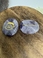 Amethyst Christmas Palmstones