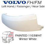 Volvo FH Bumper Plastic Corner Panel LH Painted 1103WHT Winter White