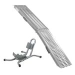 KCT MOTORCYCLE FRONT WHEEL CHOCK AND VEHICLE LOADING RAMP HEAVY DUTY SUPPORT