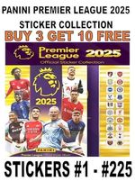 PANINI PREMIER LEAGUE 2025 STICKERS COLLECTION #1 - #225 Bournemouth - C Palace