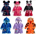 Toddler Baby Girls Boys Bath Robe Kids Sleepwear Homewear Pajamas Tops Clothes