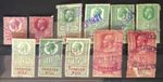 GB. George V Fiscal Revenue. 1917 Foreign Bill stamps